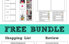 7 Free Community Outings Printables Life Skills In 2020 Life Skills