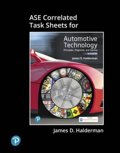 ASE Correlated Task Sheets For Automotive Technology James D 