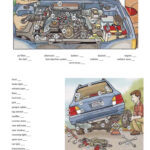Car Parts And Expressions For Car Mechanic Students Worksheet Free