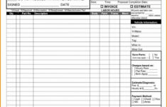 Explore Our Printable Auto Repair Shop Receipt Template Auto Repair