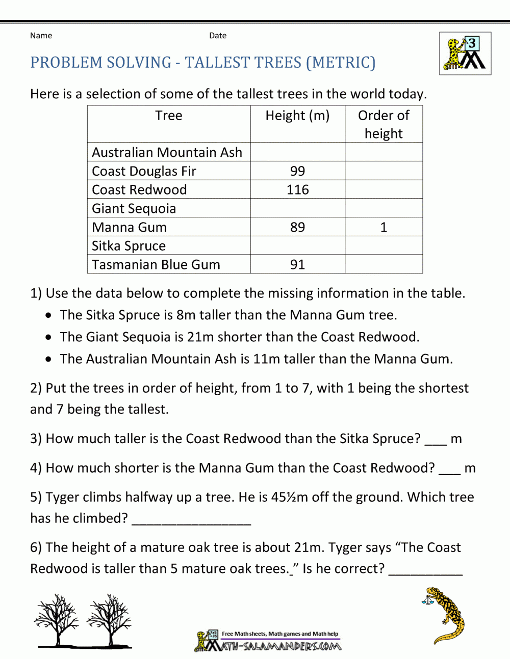 Free Printable Elementary Math Word Problems Worksheet Free Printable 