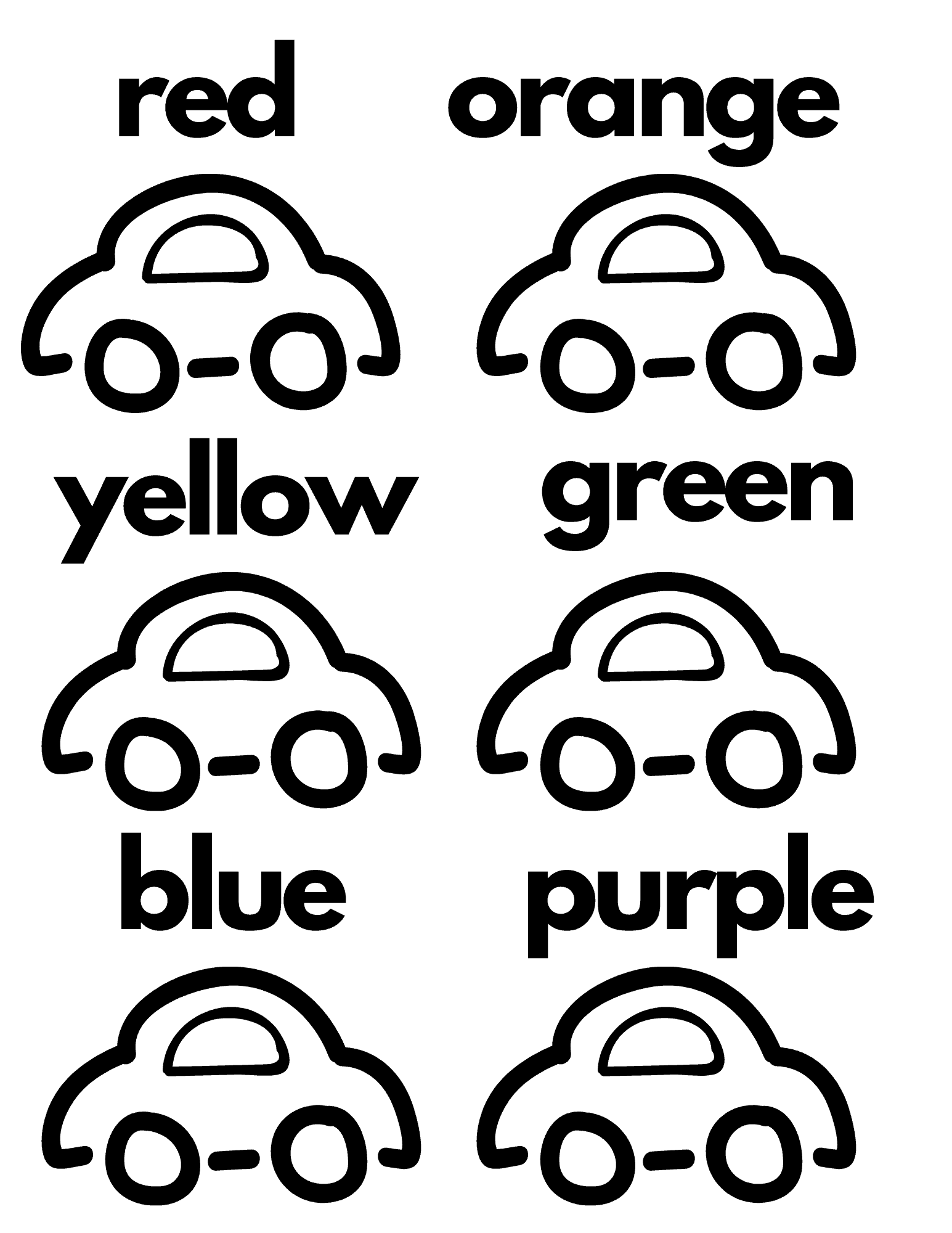 Free Printable Preschool Worksheets Car Themed Arinsolangeathome