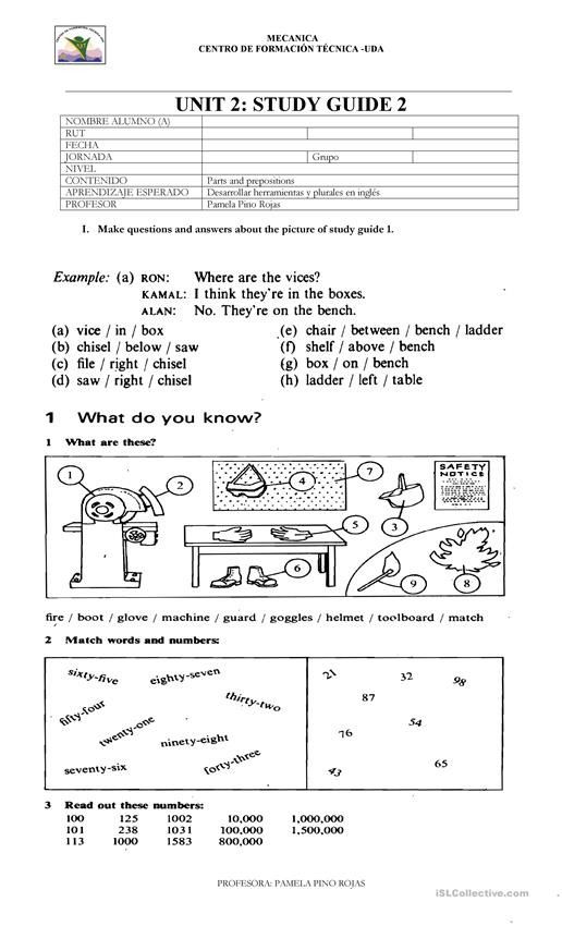 Free Printable Mechanics Worksheets Automotive Math Worksheets