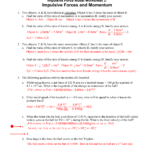 Momentum And Collisions Worksheet Answer Key Nidecmege