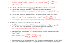Momentum And Collisions Worksheet Answer Key Nidecmege