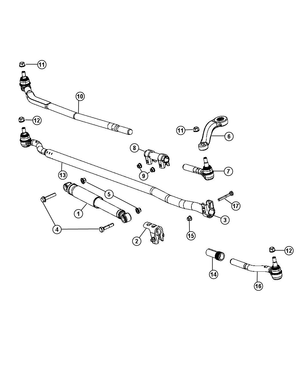 Parallelogram Steering Diagram