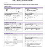 Vehicle Vibration Customer Diagnostic Worksheet