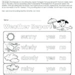 Weather Worksheets For Middle School Fun Science Worksheets For High