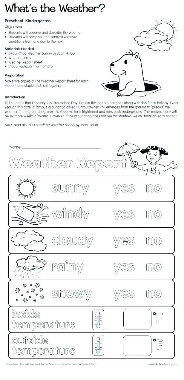 Weather Worksheets For Middle School Fun Science Worksheets For High 