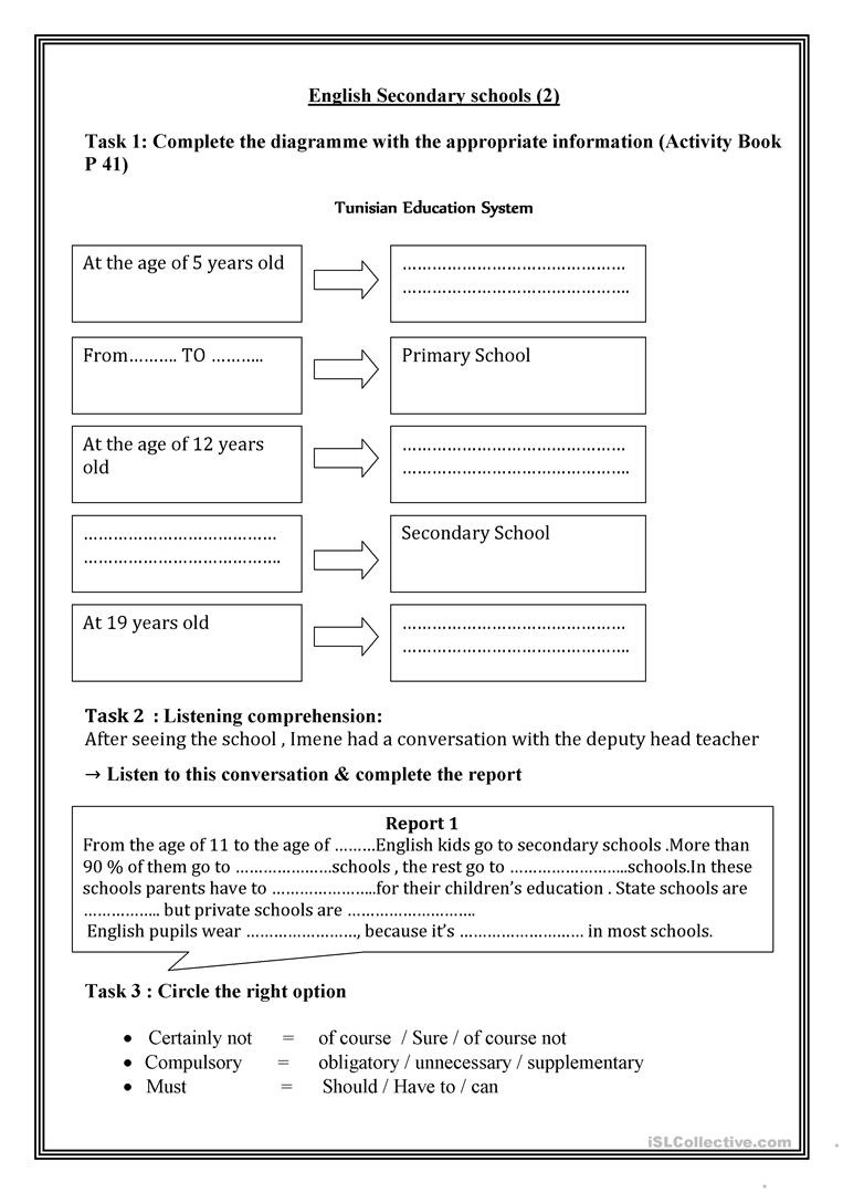 Free High School Printable Worksheets Automotive Math Worksheets